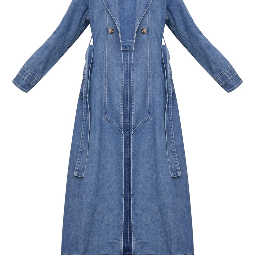 Denim Long Coat